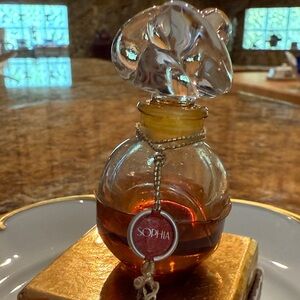 Sophia  Perfume Bottle with Gold Accents